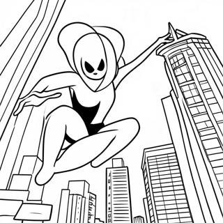 Spider Gwen Coloring Pages