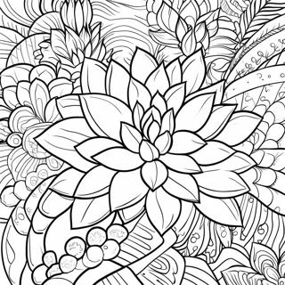 Succulent Coloring Pages