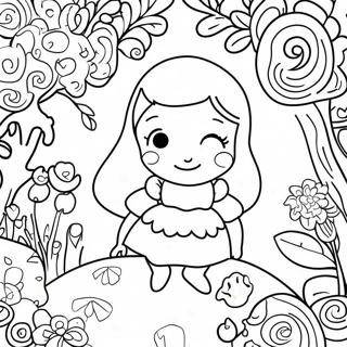 Alice In Wonderland Coloring Pages