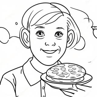 Eleven With Eggo Waffles Coloring Page 32726-7137