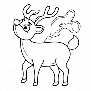 Rudolph The Red Nosed Reindeer Coloring Page 32897-7175