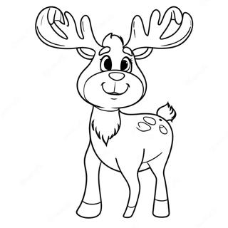 Rudolph The Red Nosed Reindeer Coloring Page 32897-7176