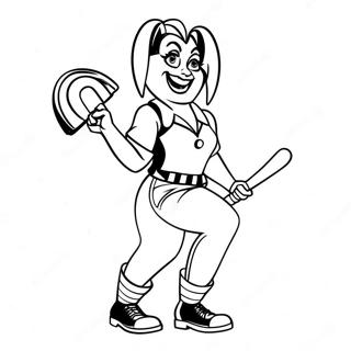 Harley Quinn Coloring Pages