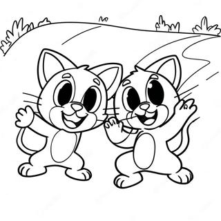 Tom And Jerry Coloring Pages