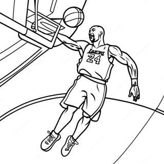 Kobe Bryant Coloring Pages