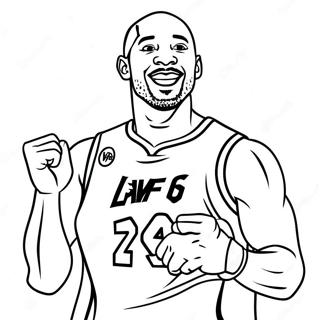 Kobe Bryant Coloring Pages