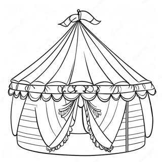 Circus Carnival Coloring Pages