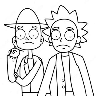 Rick And Morty Coloring Pages