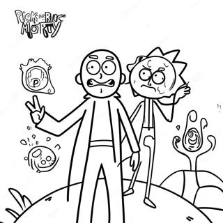 Rick And Morty Adventures Coloring Page 33629-7335