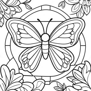 Stained Glass Coloring Pages