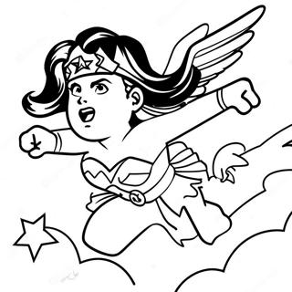 Wonder Woman Coloring Pages