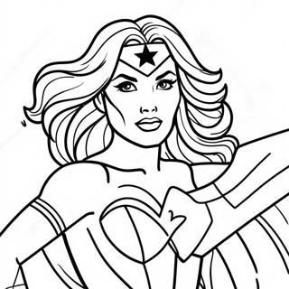 Wonder Woman Coloring Pages