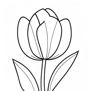 Tulip Coloring Pages