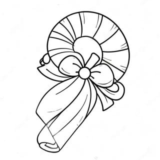 Striped Candy Cane Coloring Page 33982-7417