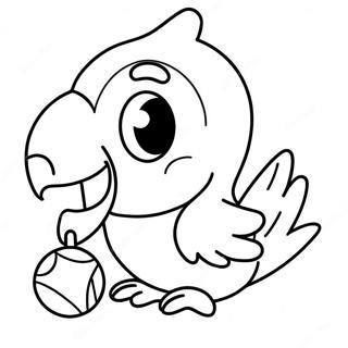 Parrot Coloring Pages