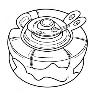 Beyblade Battle Arena Coloring Page 34618-7556