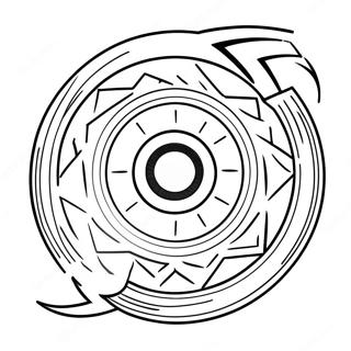 Spinning Beyblade In Action Coloring Page 34619-7560