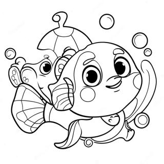 Bubble Guppies Colorful Adventure Coloring Page 35514-7755