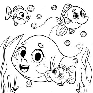 Bubble Guppies Underwater Fun Coloring Page 35515-7757