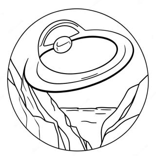 Halo Ring World Coloring Page 35685 7802
