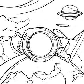 Halo Ring World Coloring Page 35685 7803