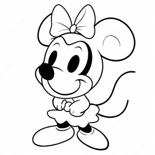 Minnie Mouse Coloring Pages