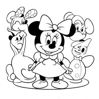 Minnie Mouse Coloring Pages