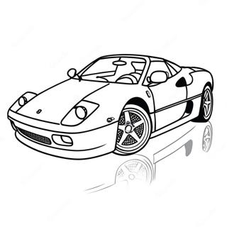 Ferrari Coloring Pages