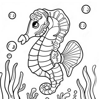 Seahorse Coloring Pages