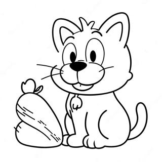 Garfield With Odie Coloring Page 36232-7923