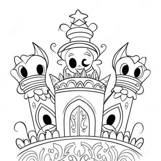 Shimmer And Shine Glittering Palace Coloring Page 36424-7969