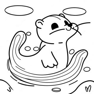 Otter Coloring Pages