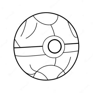 Classic Pokeball Coloring Page 36785-8033