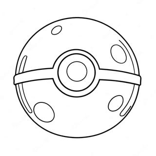 Classic Pokeball Coloring Page 36785-8034