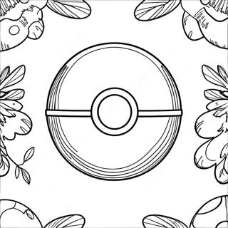 Classic Pokeball Coloring Page 36785-8035