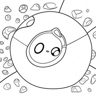 Pokeball Surrounded By Pokemon Coloring Page 36787-8042