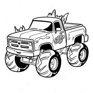 Blaze Coloring Pages