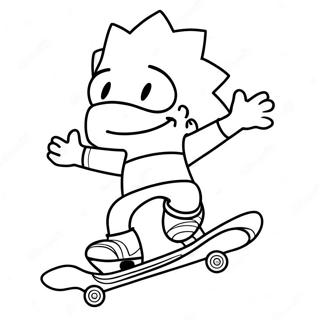 Bart Simpson Coloring Pages