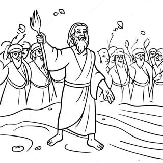 Moses Coloring Pages