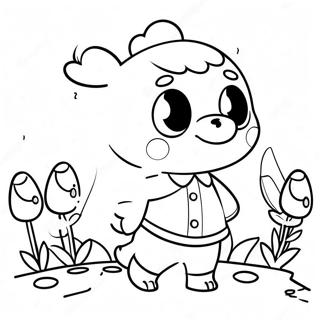 Animal Crossing Coloring Pages