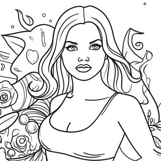 Y2k Fashion Trends Coloring Page 38456-8393