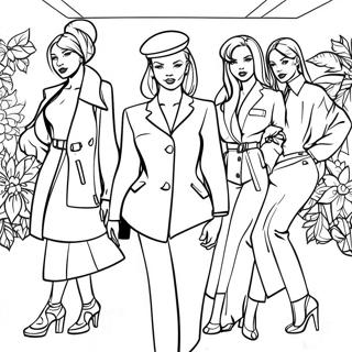 Y2k Fashion Trends Coloring Page 38456-8394