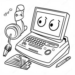 Retro Y2k Aesthetic Coloring Page 38457-8397