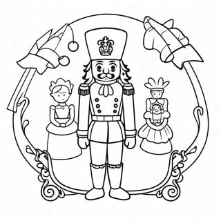 Classic Nutcracker In Uniform Coloring Page 38643-8435