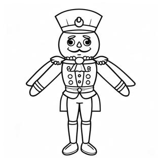 Nutcracker With Colorful Costume Coloring Page 38644-8438