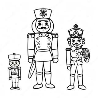 Nutcracker With Colorful Costume Coloring Page 38644-8439