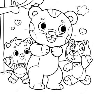 Daniel Tiger Coloring Pages