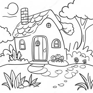 Cottagecore Coloring Pages