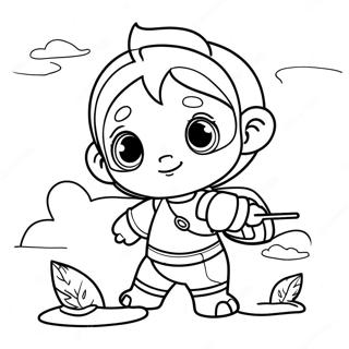 Luca Adventure Coloring Page 40183-8776