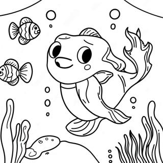 Luca Underwater Scene Coloring Page 40184-8778